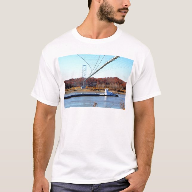 Camiseta Barco do reboque (Frente)