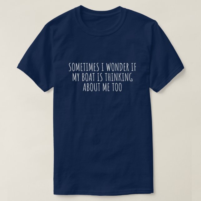 Camiseta Barco Engraçado (Frente do Design)