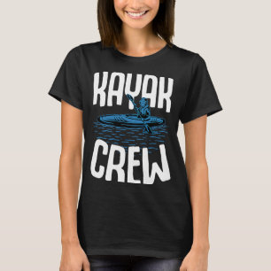 Camiseta Barco Kayak Crew Kayaking Kayaker Gráfico