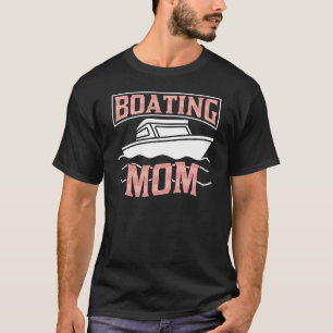 Camiseta Barco Mãe Capitão Navio Iate Mamãe Mãe