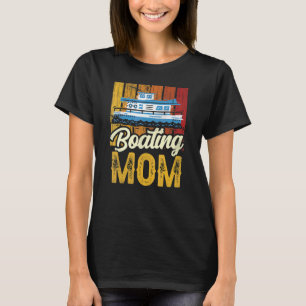 Camiseta Barco Mãe Navio Capitão Barco Iate Mamãe Mãe M