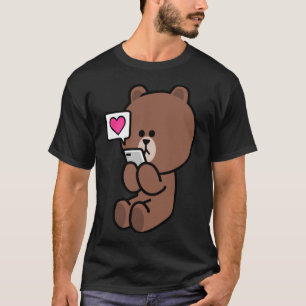 Camiseta Barco Marrom Confiando Coelho Envio Todo Meu Amor