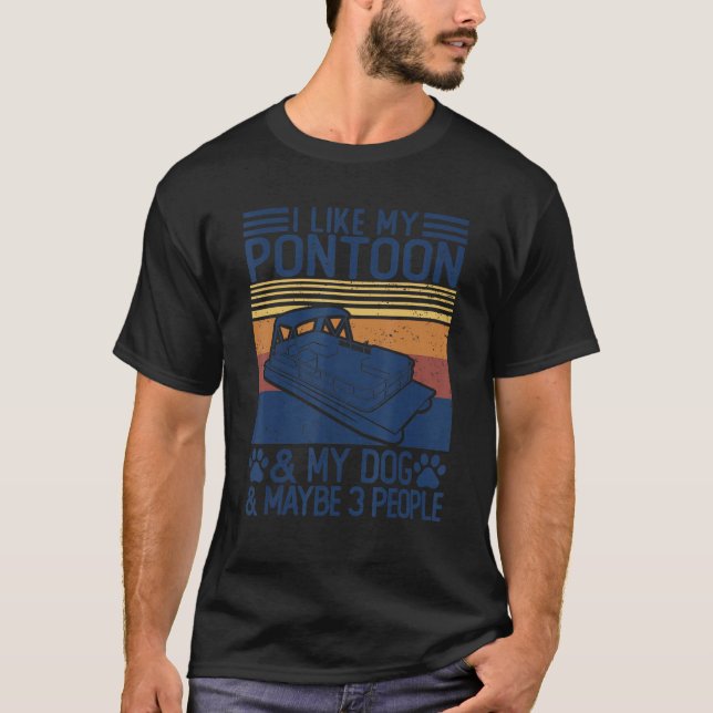 Camiseta Barco Para Mulheres Embarcando Cachorro (Frente)