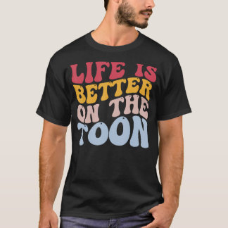 Camiseta Barco Pontoon Navegando A Vida Da Barreira É Melho