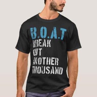 Camiseta Barco Quebra Outro Mil Captions Engraçadas de Barc