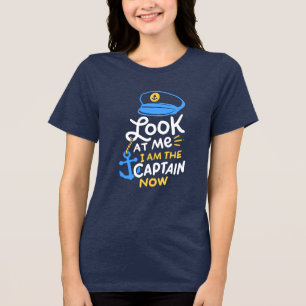 Camiseta Barco - Sou O Capitão Agora Barco Capitão