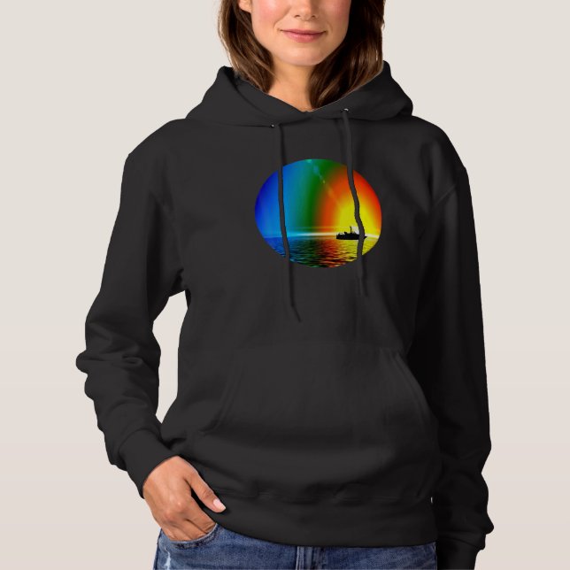 Camiseta Barco Velejando Ao Sol (Frente)