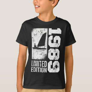 Camiseta Barcos à vela de iate de marinheiros Aniversário d