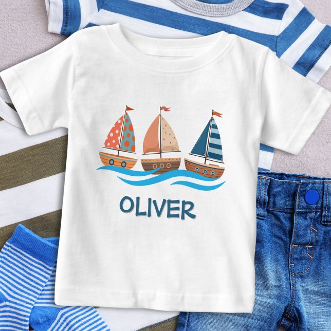 Camiseta Barcos à vela náuticos de Cuz (Criador carregado)