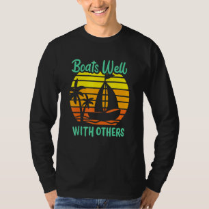 Camiseta Barcos Bem Com Outros Capitão de Barco Capitão de 