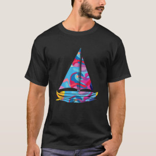 Camiseta Barcos de barco barco Gráfico Colorido