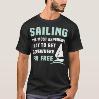 Camiseta Barcos De Navegação Que Velejam A Maneira Mais Car