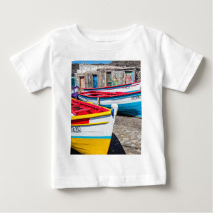 Camiseta Barcos de Pesca Coloridos, Cabo Verde