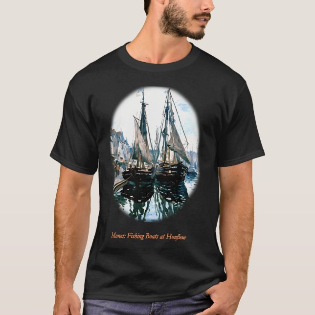 Camiseta Barcos de Pesca em Honfleur (Frente)