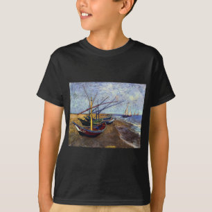 Camiseta Barcos de Pesca em Praia