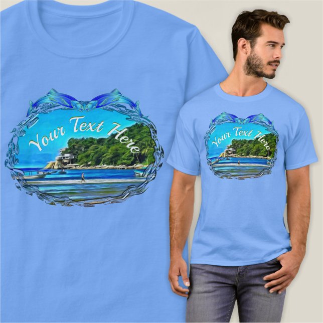 Camiseta Barcos De Pesca Mismaloya 0346 (Criador carregado)
