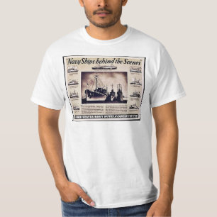 Camiseta Barcos do Armada atrás das cenas