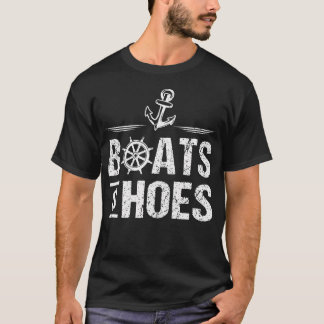 Camiseta Barcos E Garotas Amantes De Barcos Âncora De Naveg