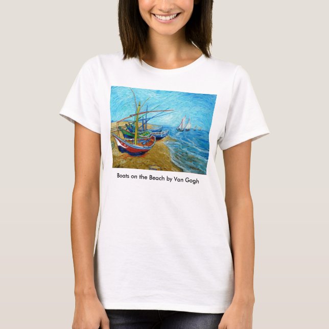 Camiseta Barcos na praia (Frente)