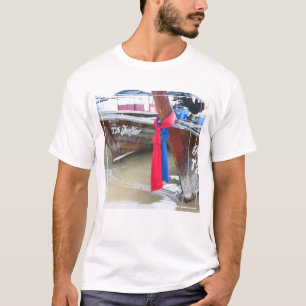 Camiseta Barcos nas ilhas da phi da phi da praia ,