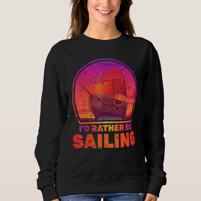 Camiseta Barcos - Preferencialmentes Id À Vela - Navios - F (Frente)