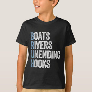 Camiseta Barcos Rios Sem Fim Gancho Presente Engraçado de P