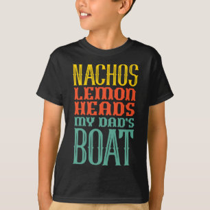 Camiseta Barcos Vela Nachos Cabeças de Limão O Barco do Meu