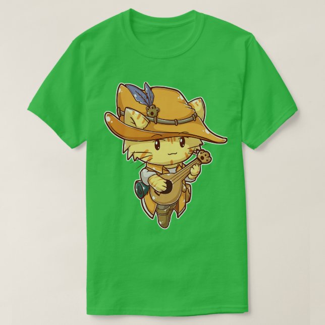 Camiseta Bard Cat (Frente do Design)