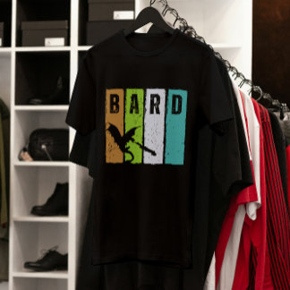Camiseta Bard Dungeon Fantasy Role interpretando Grunge T-S