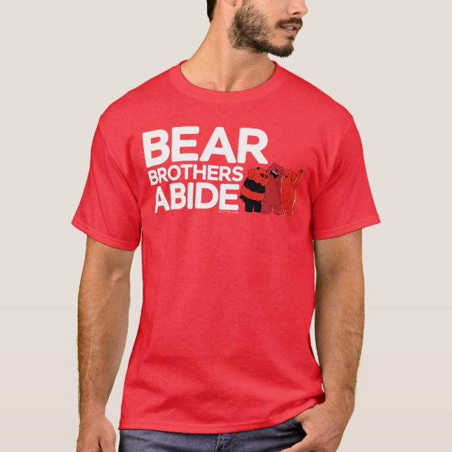 Camiseta Bare Bears - Bear Brothers Abide (Frente)