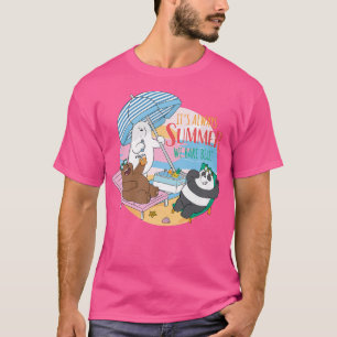 Camiseta Bare Bears Grizz Panda Ice Bear Sempre Verão P