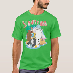 Camiseta Bare Bears Grizz Panda Ice Bear Summer está aqui