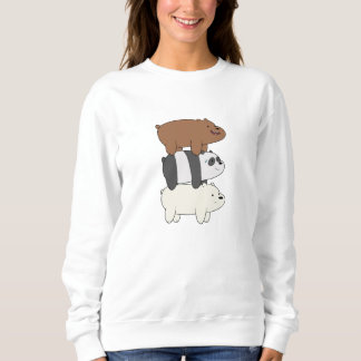 Camiseta Bare Bears para mulheres