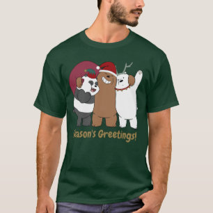 Camiseta Bare Bears - Saudações de Época