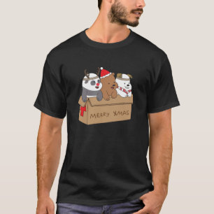 Camiseta Bare Bears Xmas