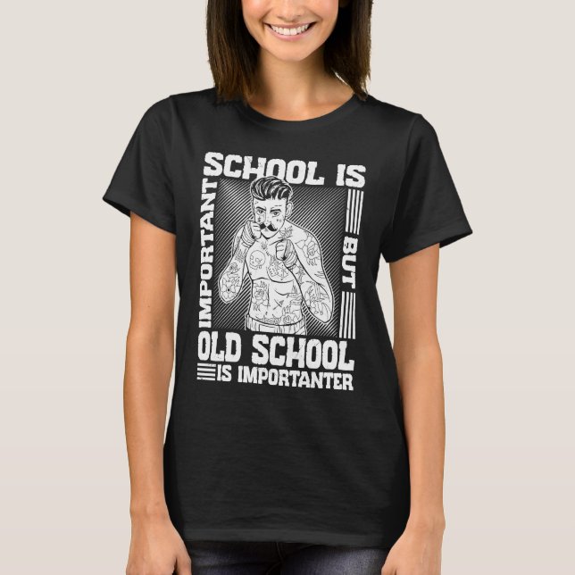 Camiseta Bare Knuckle Boxer Old School Boxer MMA Fi (Frente)