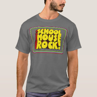 Camiseta Bares de Título Retroativo do Schoolhouse Rock 70s