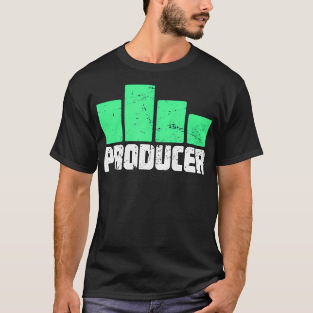 Camiseta Bares Equalizadores - Produtor musical em dificuld (Frente)