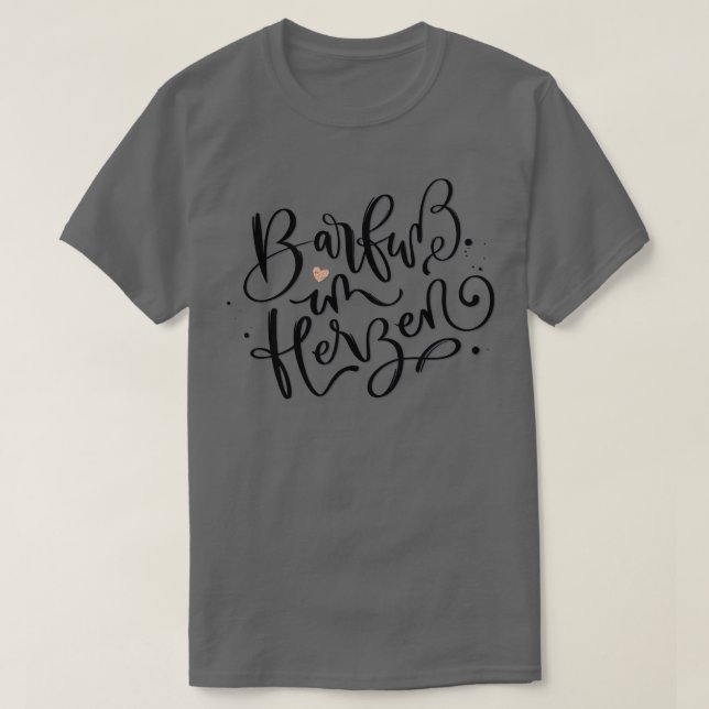 Camiseta Barfu im Herzen (Frente do Design)