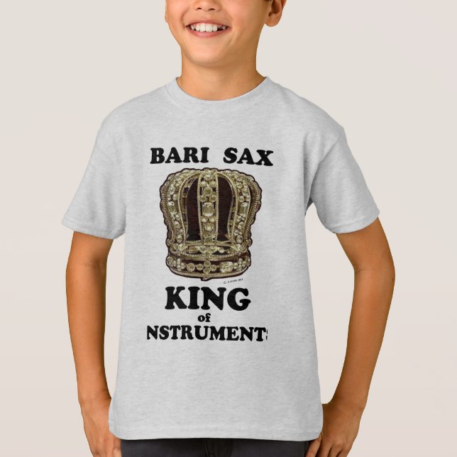 Camiseta Bari Sax King of Instruments (Frente)