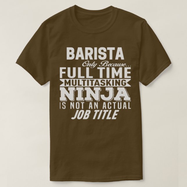 Camiseta Barista 15 (Frente do Design)