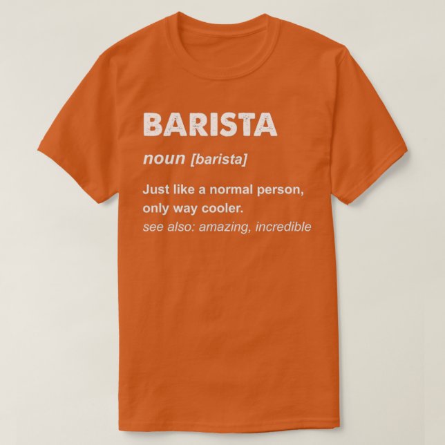 Camiseta Barista 45 (Frente do Design)