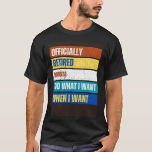 Camiseta Barista aposentado aposentado aposentado Barista a