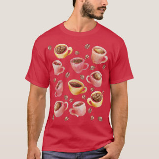 Camiseta Barista Artística do Café