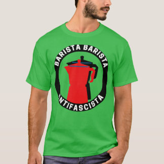 Camiseta Barista Barista Antifascista Antifascista 3