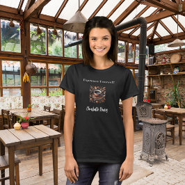Camiseta Barista café pardo café café café