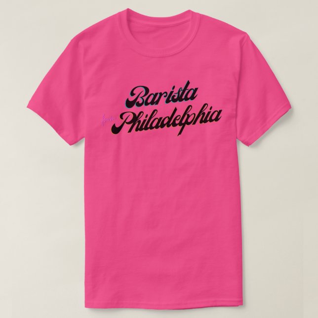 Camiseta Barista Da Filadélfia (Frente do Design)
