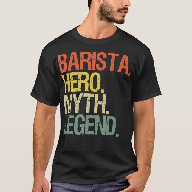 Camiseta Barista engraçado (Frente)
