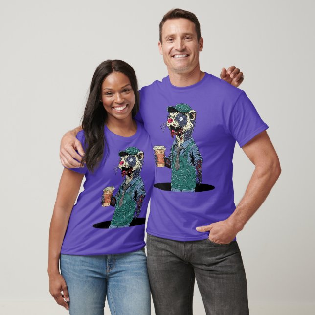 Camiseta Barista Furão Zumbi (Unissex)