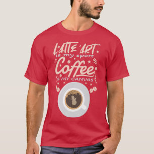 Camiseta Barista Latte Art É Meu Café Esportivo